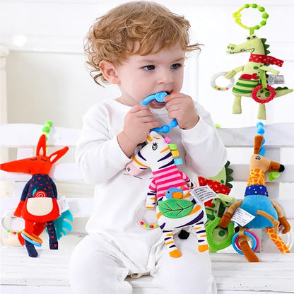 Spiral Giraffe Crib Toy Newborn Sensory Toys Rattle