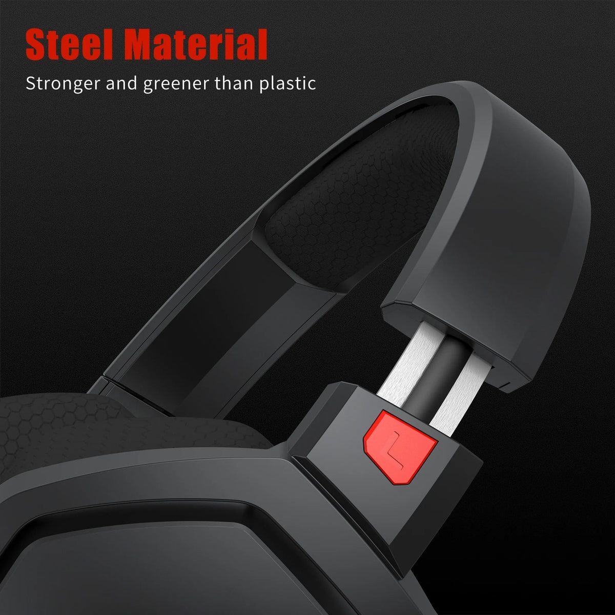 Cordless Gaming Headset With Mic Active Noise Cancellation