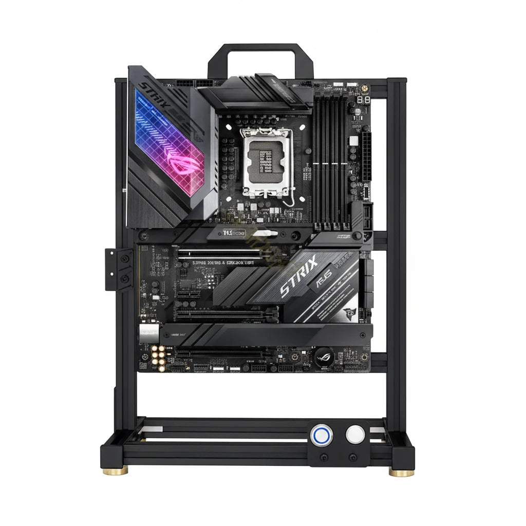 Frame Open Aluminum PC Case Rack EATX Water Cooling