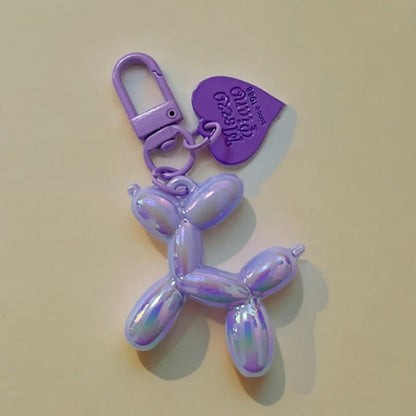 Dog Balloon Keychain Resin Cute Bag Pendant Fall 2025 Gift
