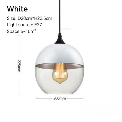 Pendant2026 Edition Light Glass Chandelier E27 For Dining Room Cafe Hotel Living Room Kitchen Island Contemporary Farmhouse Fall
