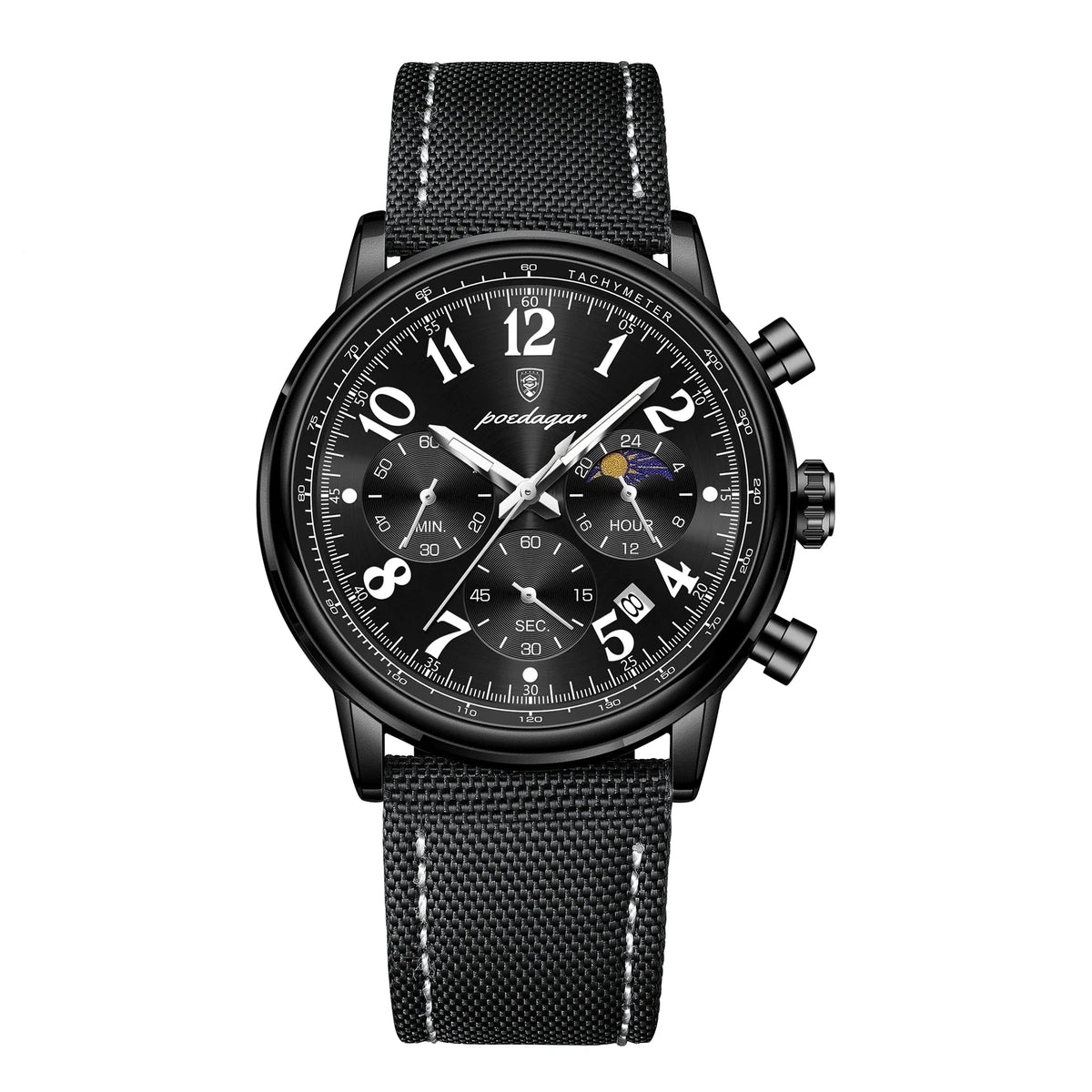 Military2025 Edition Chronograph Watch Nylon Strap Water-Resistant Fall