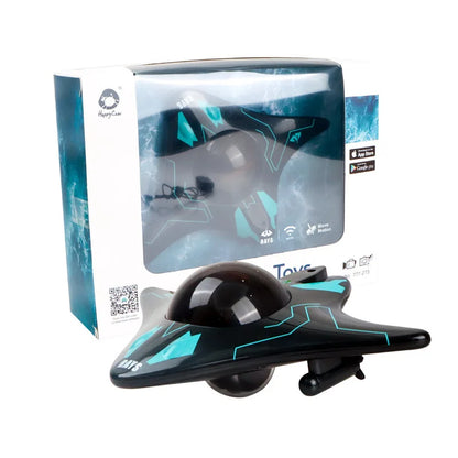 WiFi Mini RC Speedboat with Underwater Camera - Real-Time Transmission, 15m Range, Great for Kids' Christmas Gifts