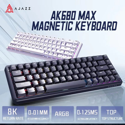 Mechanical Keyboard Sixty Mini Cordless ARGB Magnetic Hall