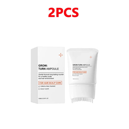 Hair Growth Treatment Minimizes Hair Loss Repair 2026 – Scalp Serum with Integrated Massager Brush 100ml