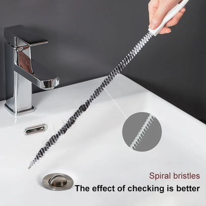 Drain Cleaner Brush Flexible Hair Clog Remover Bathroom Sink Device Spring Cleaning 2026 Eco Friendly