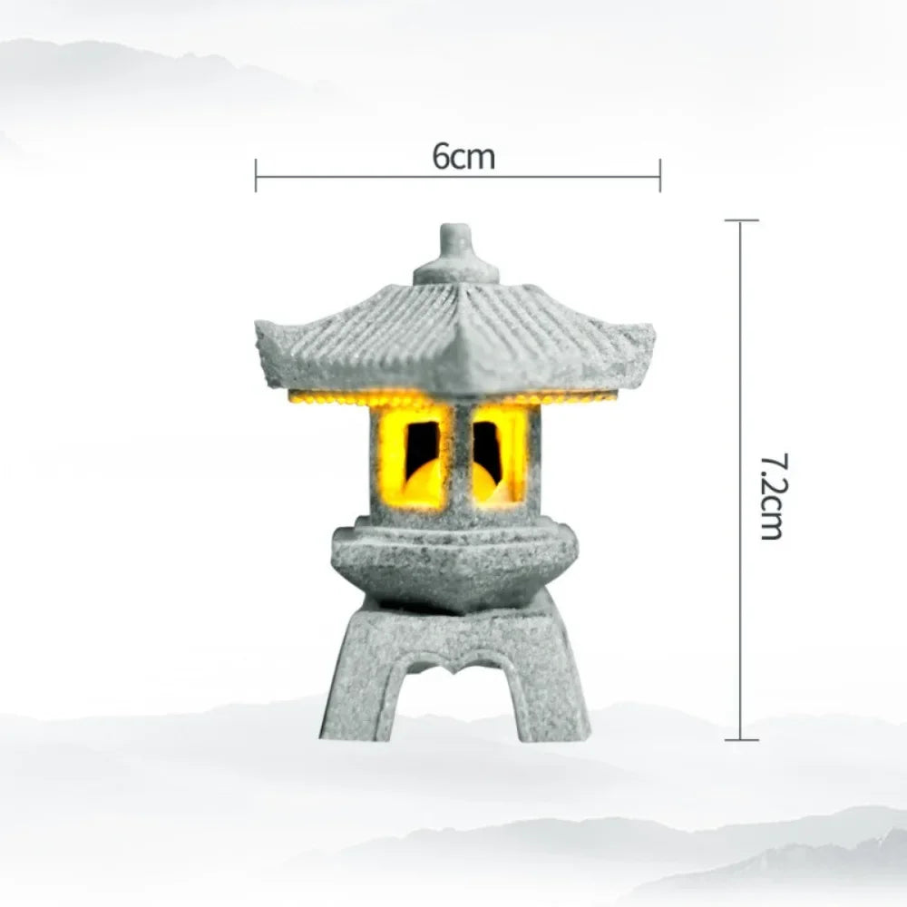 Lantern Pagoda Garden Statue Zen Yard Light Miniature Lamp for Micro Landscape Decor Fall 2026 Trend