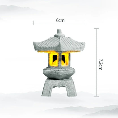 Lantern Pagoda Garden Statue Zen Yard Light Miniature Lamp for Micro Landscape Decor Fall 2026 Trend