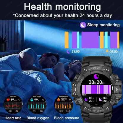 Smart Watch Rugged Outdoor Edition Fall 2025 Bluetooth Calls Water-Resistant IP68 Compass Flashlight SOS 1.39 Inch Display