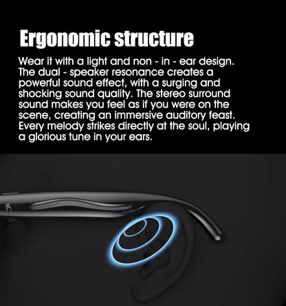 AI Smart Camera Glasses Bluetooth Call Voice Assistant