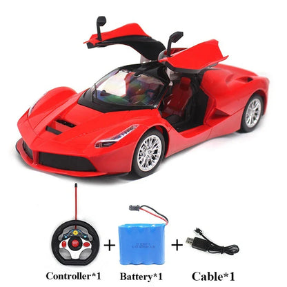 Remote Control Motor-Driven Car with Opening Doors - Fun Gift for Kids, Boys & Girls