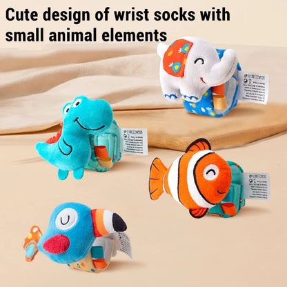 Baby Wrist Rattle Kit Newborn Sensory Toys Soothing Gift