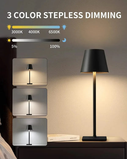 LED Table Lamp Touch Sensor Desk Night Light Ambient Bedside Light Fall 2026 Household Decor Trend