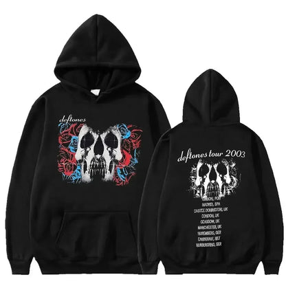 Unisex Oversized Hoodie - Retro Punk, Polyester, Street