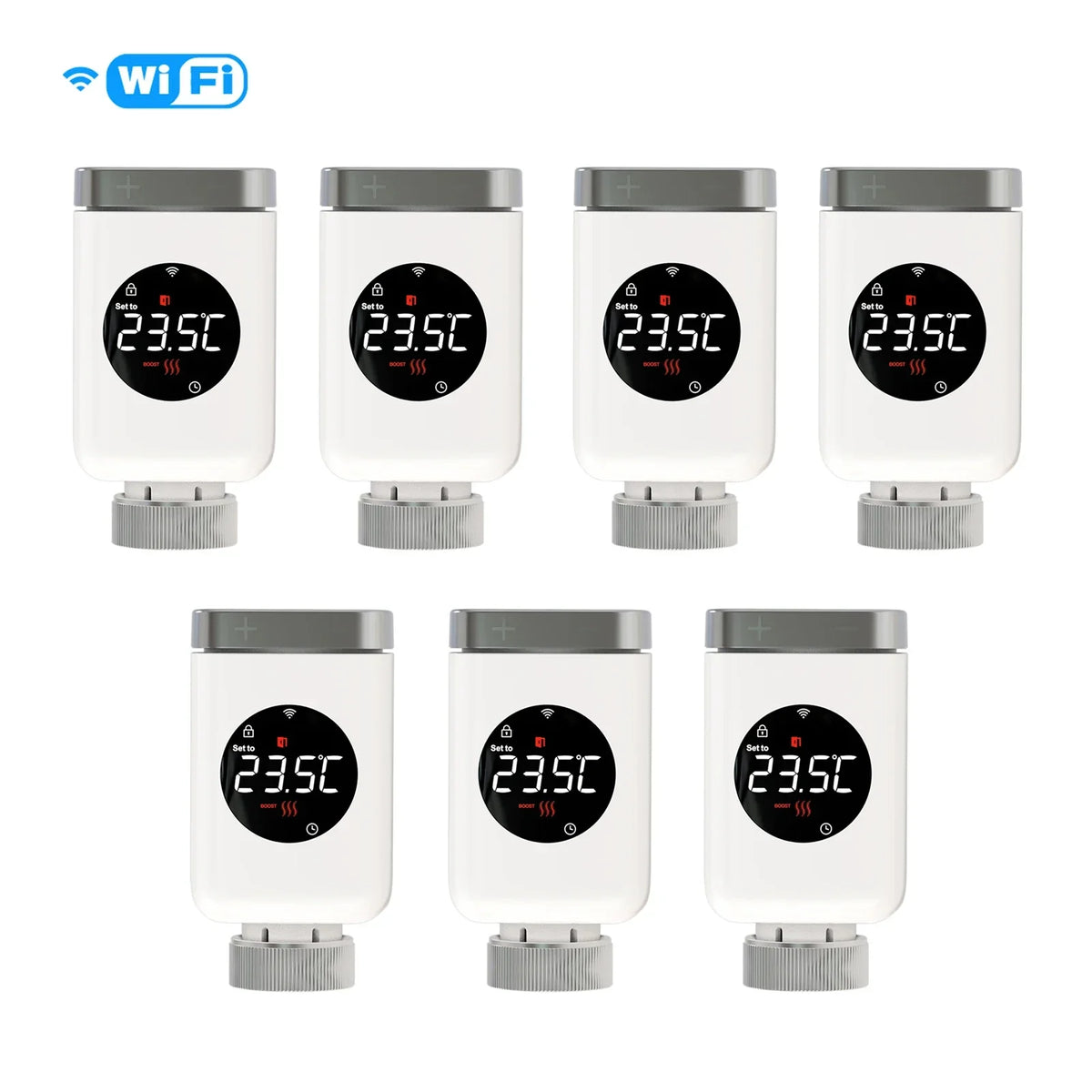 Smart2025 Edition Thermostat Radiator Valve TRV With WiFi ZigBee App Remote Control Energy Saving Fall