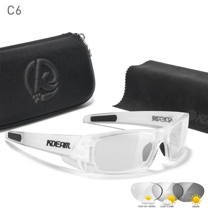 Sunglasses Photochromic All-Black Frame Fishing Sunglasses Summer 2026 Night Driving Comfort Case Included