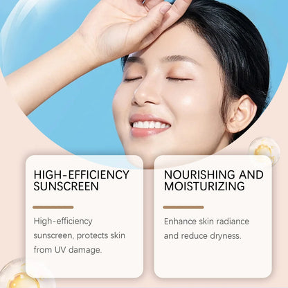 BB Cream Makeup Foundation Primer Water-Resistant SPF 30 Sunscreen Full Coverage Concealer Glow Brightening TikTok Viral