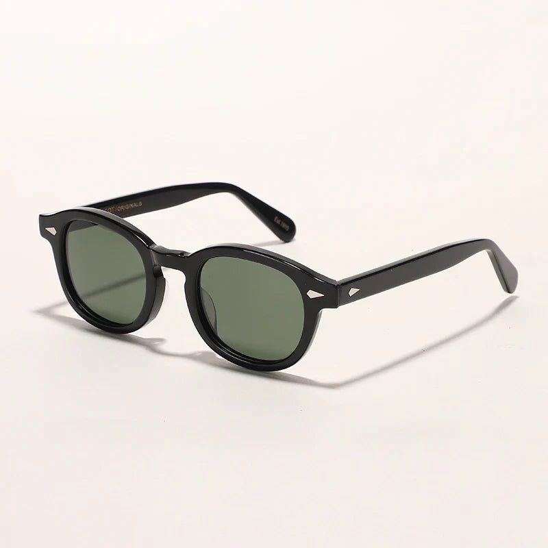 Sunglasses Polarized Vintage Round Acetate Frame Summer 2026 Driving Glare Reduction Gift Idea