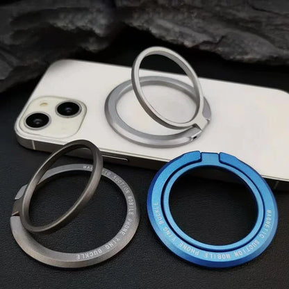 iPhone Magnetic Ring Holder - Foldable Grip Stand & Accessories for Mobile Support