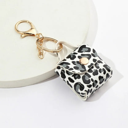 1+1 Free Birkin Inspired Mini Hand Bag - Compact Shell Coin Bag Charm Keychain