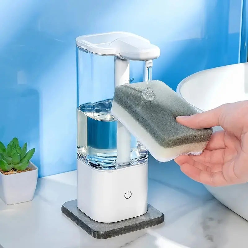 Sensor Automatic Hand Sanitizer Dispenser - 550ml Smart Soap Machine for Kitchen and Bathroom Use