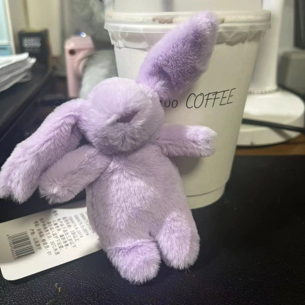 Rabbit Plush Keychain Cute Bunny Bag Charm Plush Gift