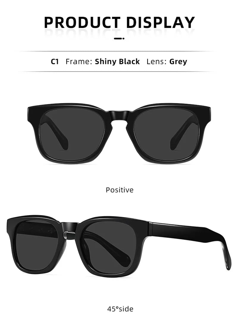 UV400 gradient lenses, vintage style, travel and beach – Retro square unisex sunglasses