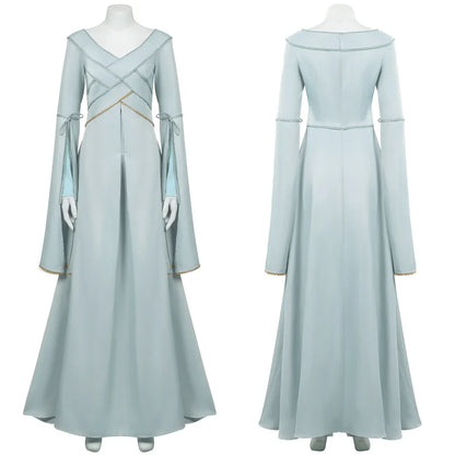 Cosplay Alicent Dress Medieval Fantasy Gown Halloween