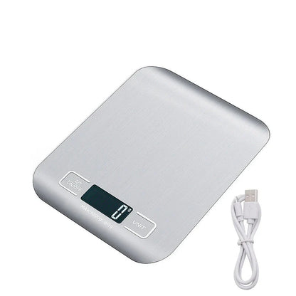 Kitchen Digital Scale Stainless Steel LCD Baking Scale