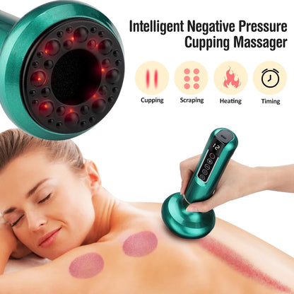 Device Cupping Massage Vacuum Therapy 6 and 12 Levels Back Meridians TikTok Viral Fall 2026 Anti Cellulite Heating