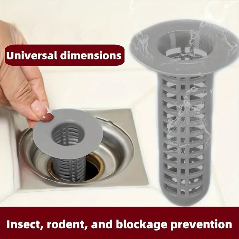 Sink Drain Filter Hair Catcher Anti Clog Bathroom Accessory Simple Clean 2026 Household Essentials