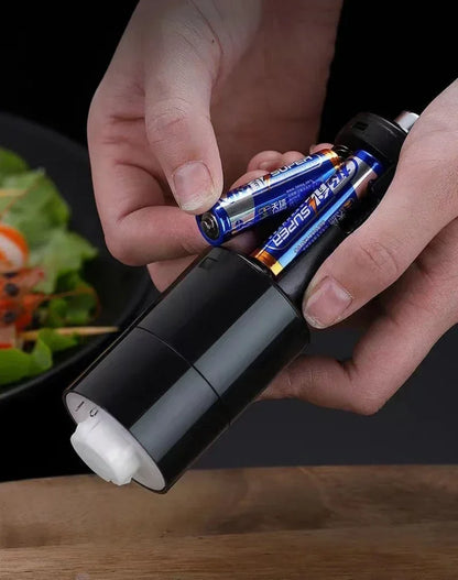 Motor-Driven Salt Pepper Grinder With LED Flexible Coarseness