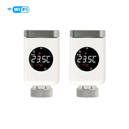 Smart2025 Edition Thermostat Radiator Valve TRV With WiFi ZigBee App Remote Control Energy Saving Fall