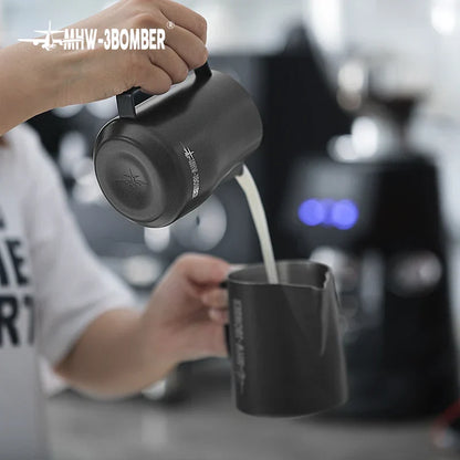 Milk Frothing Pitcher Kit 350ml 450ml Stainless Steel Barista Steaming Pitchers Fall 2025 Creamy Microfoam