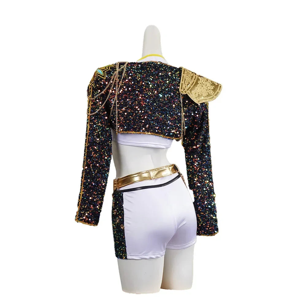 Light Girls Cosplay Costume - Sequin Jacket, Polyester