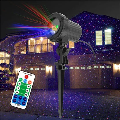 Christmas Laser Light Projector Water-Resistant Outdoor Garden