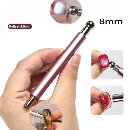 Cat2026 Edition Eye Nail Magnet Double Headed Magnetic Pen Device For Precise Nail Art Design TikTok Viral Fall