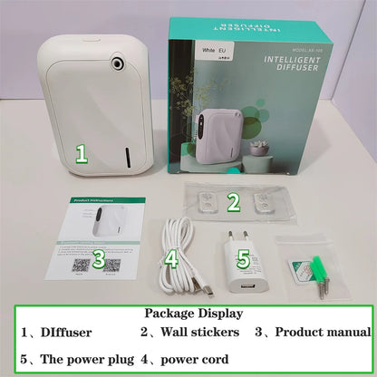 Aroma Diffuser Bluetooth App Control Wall Mount Scent Machine 200m3 Coverage Halloween 2025 Quiet Household Fragrance