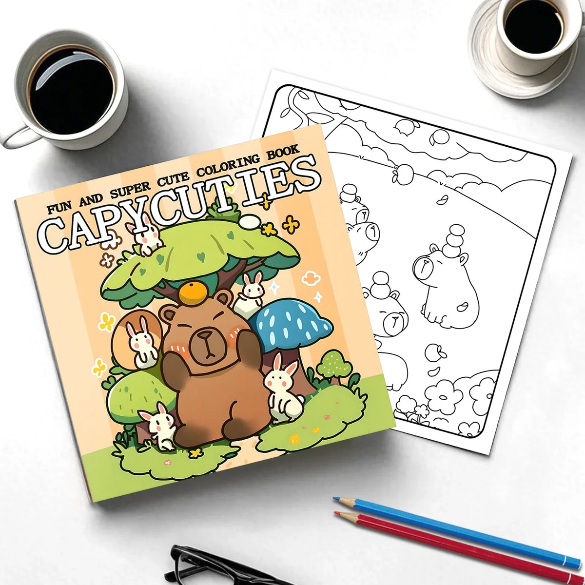 Coloring Book For Adults With Cute Patterns And Simple Drawings Fall 2025 Gift Idea