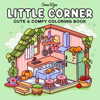 Coloring Adult Book Cute Hygge Creatures Calming Relaxation Fall 2025 Mindfulness Gift
