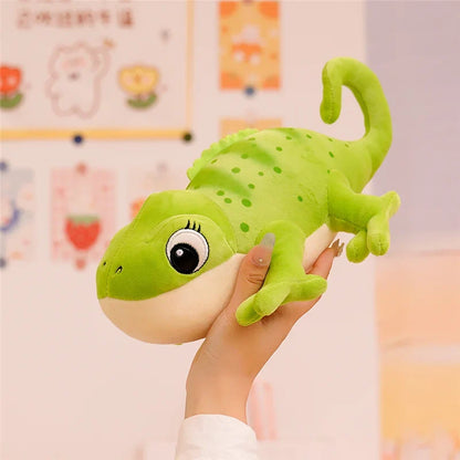 Chameleon Plush Pillow 30cm Cartoon Reptile Cozy Gift