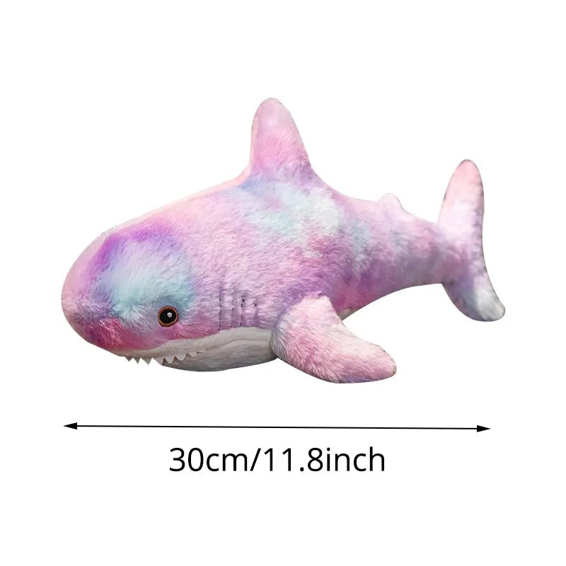 Adorable Purple Shark Plush Toy - 30cm (11.8 inch) Plush Cuddly Animal for Kids, Great Sleep Companion and Room Decor