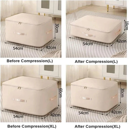 Large Capacity Compression Storage Bag - Household Organizers for Clothes & Quilts, Moisture-Proof