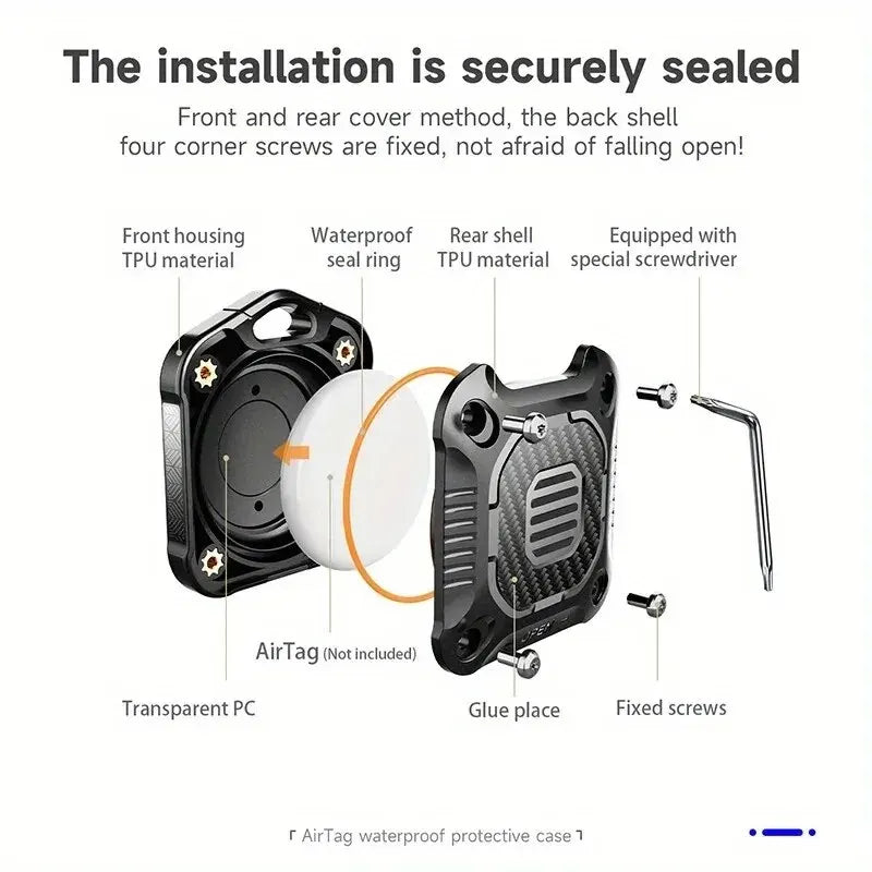 AirTag Case IP67 Water-Resistant Protective Cover For Anti Loss Tracker Fall 2026 Gift Idea