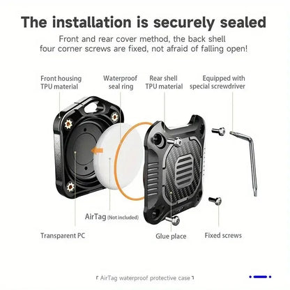 AirTag Case IP67 Water-Resistant Protective Cover For Anti Loss Tracker Fall 2026 Gift Idea