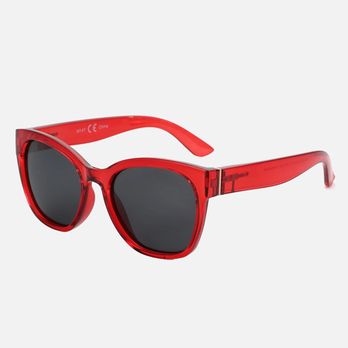 Cat Eye Oversized Sunglasses - Thick Butterfly Frame, UV400 Protection, Trendy Shade