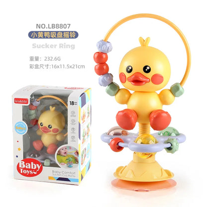 Soothing Baby Rattle Suction Cup Newborn Sensory Toys