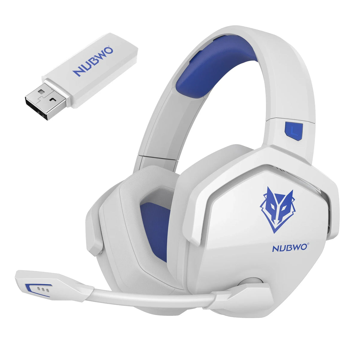 Cordless Gaming Headset With Mic Active Noise Cancellation