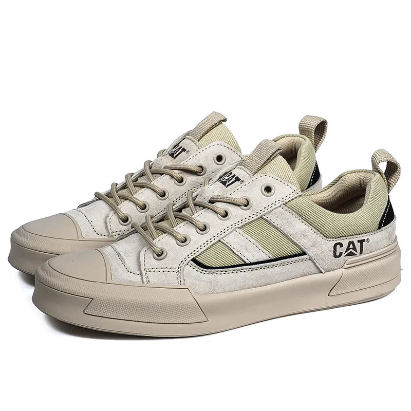 Sturdy men's outdoor sneakers - anti-slip wear-resistant fabric upper, for hiking and casual everyday