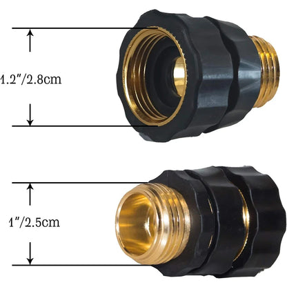 Garden Hose Fast Connector Kit Male and Female Fittings with O Rings Leak Free Fast Connectors Spring 2026 Garden Upgrade